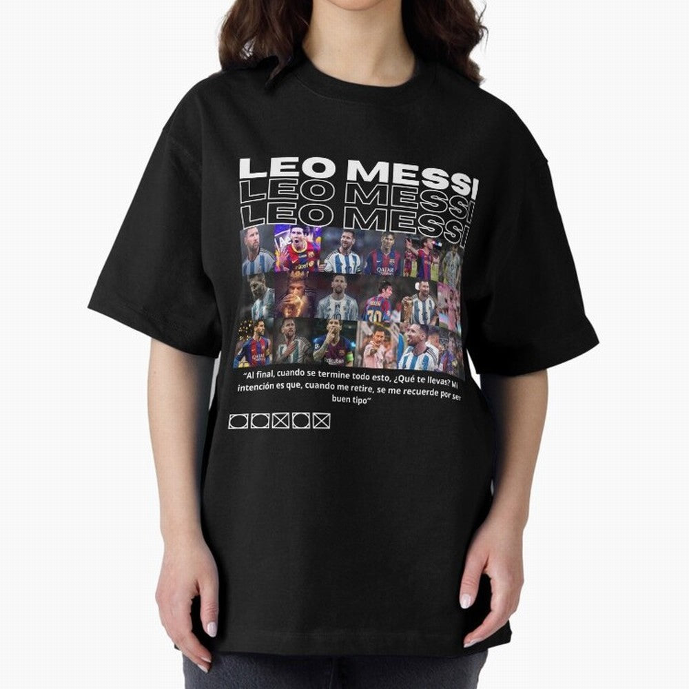 Leo Messi design Oversized T-Shirt Show Up for the Glory of Global Football Passion for FIFA World Cup 2026 Group Stage, with Messi and Cristiano Ronaldo, Portugal, Spain and Germany, Classic Soccer Heritage, Championship Pressure, Fan Loyalty and