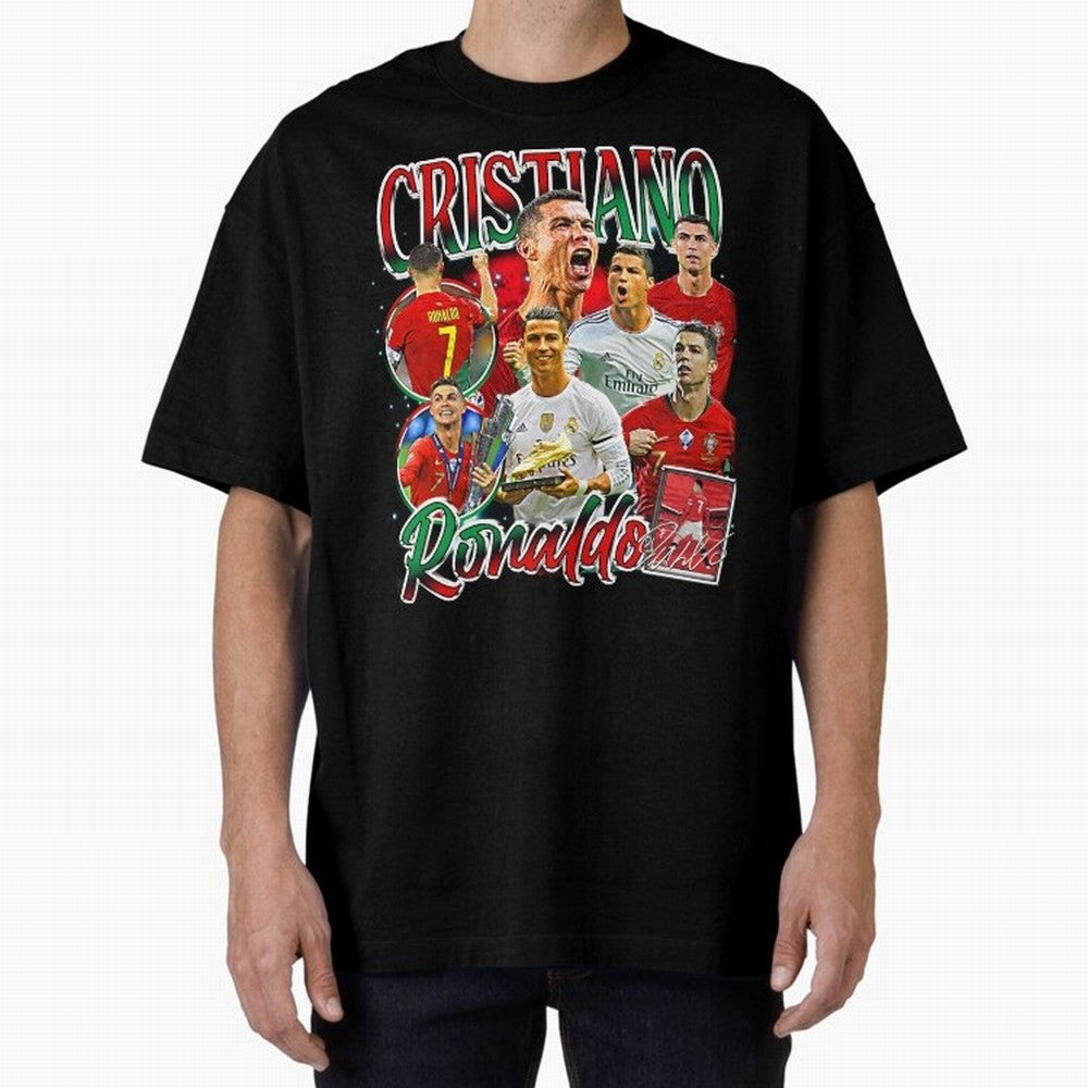 Cristiano Ronaldo Premium Quality Oversized T-Shirt Make Every Match About FIFA World Cup 2026 Group Stage for Fans of Messi, CR7 and Mbappe and Netherlands, Bringing Stadium Chants, National Pride, Trophy Dreams and Unforgettable Football