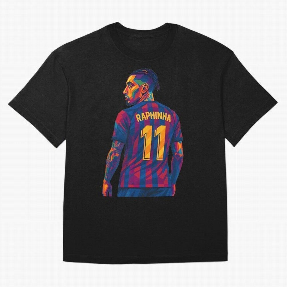 Raphinha Oversized T-Shirt Follow Every Goal of FIFA World Cup 2026 for Fans of Mbappe and Brazil, Bringing Global Supporter Spirit, Legendary Goals, National Colors and Tournament Celebration; Perfect for People Who Love Argentina, Brazil, France,