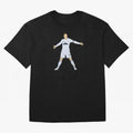 Cristiano Ronaldo celebrates at Real Madrid Oversized T-Shirt Enjoy FIFA World Cup 2026 Group Stage Driven by Messi, Neymar and Mbappe, France Energy, Classic Soccer Heritage, Championship Pressure, Fan Loyalty and International Pride; Perfect for