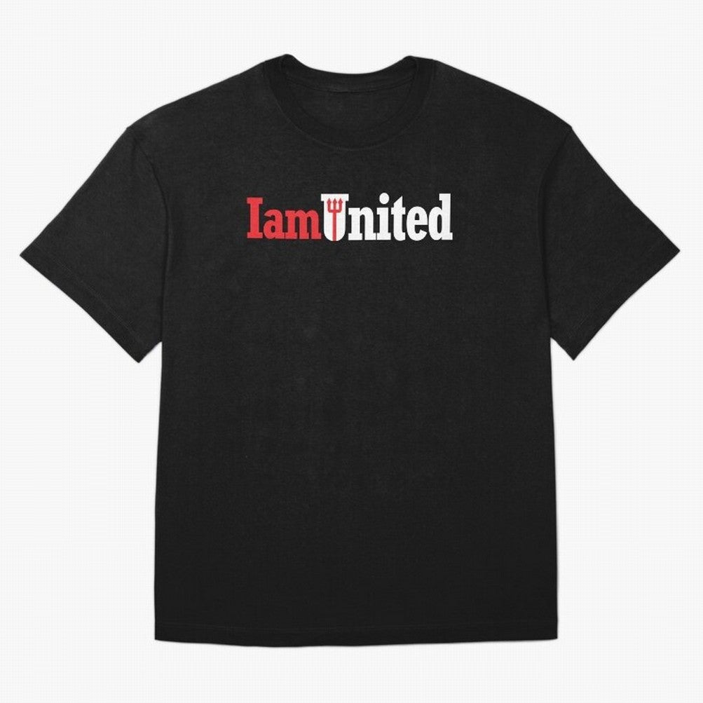 Manchester United I am United Oversized T-Shirt Back Your Heroes with Global Football Passion for FIFA World Cup 2026 USA Canada Mexico, Driven by Mbappe, England, France and Netherlands, Football Festival Excitement, Trophy Ambitions, Country