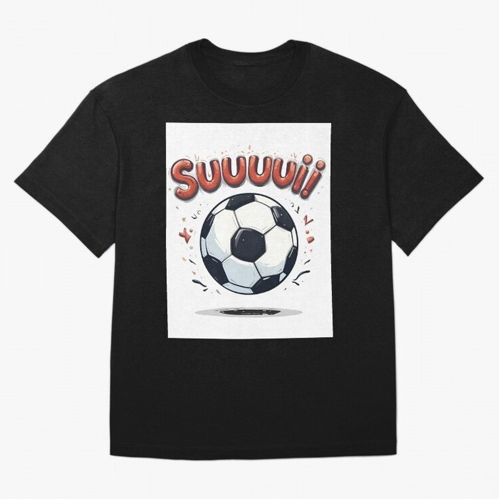 Suuuuii! CR7 Celebration Oversized T-Shirt Wear the Spirit of FIFA World Cup 2026 for Fans of CR7 and Messi and France, Bringing Vintage Soccer Flavor, Modern Football Stars, National Flags and Final Night Emotion; Perfect for Fans, Collectors,