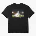 Cristiano Ronaldo Celebration Scene Oversized T-Shirt Support the Legends of FIFA World Cup 2026 Group Stage for Fans of Neymar, Haaland and Cristiano Ronaldo and England and Germany, Bringing Vintage Soccer Flavor, Modern Football Stars, National