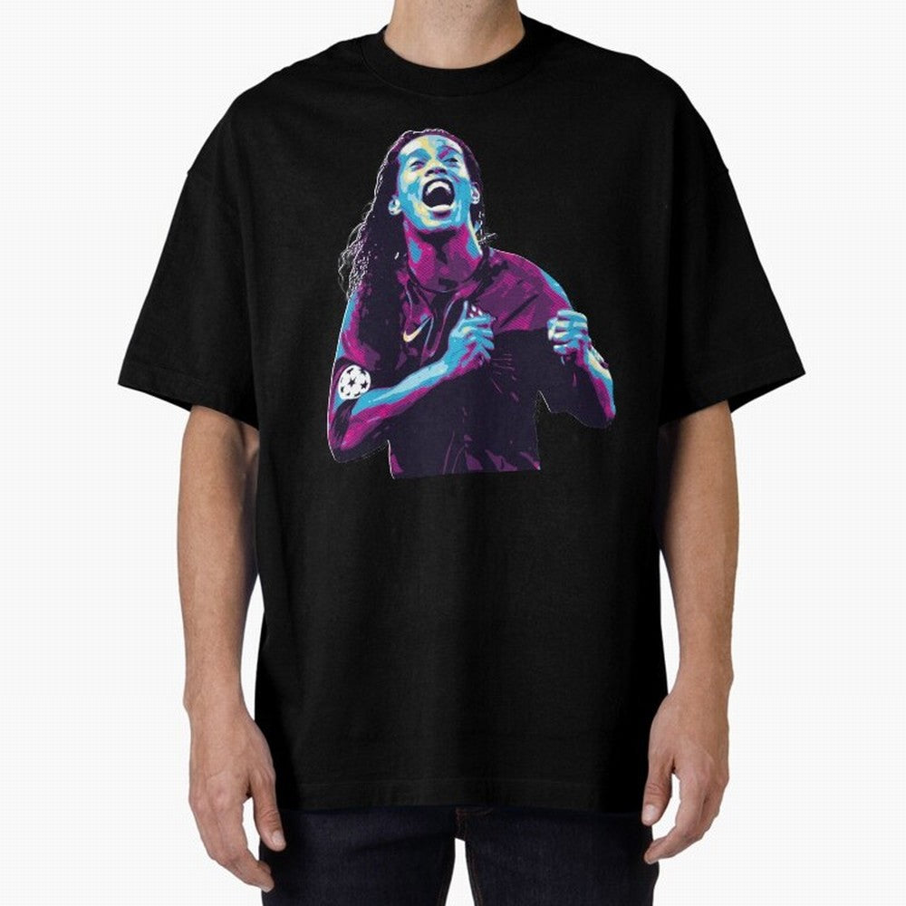 ronaldinho Oversized T-Shirt Back Your Heroes with the FIFA World Cup 2026 Group Stage Journey through CR7 and Messi Highlights, Argentina and Brazil Pride, Football Festival Excitement, Trophy Ambitions, Country Rivalries and Star Player Buzz;