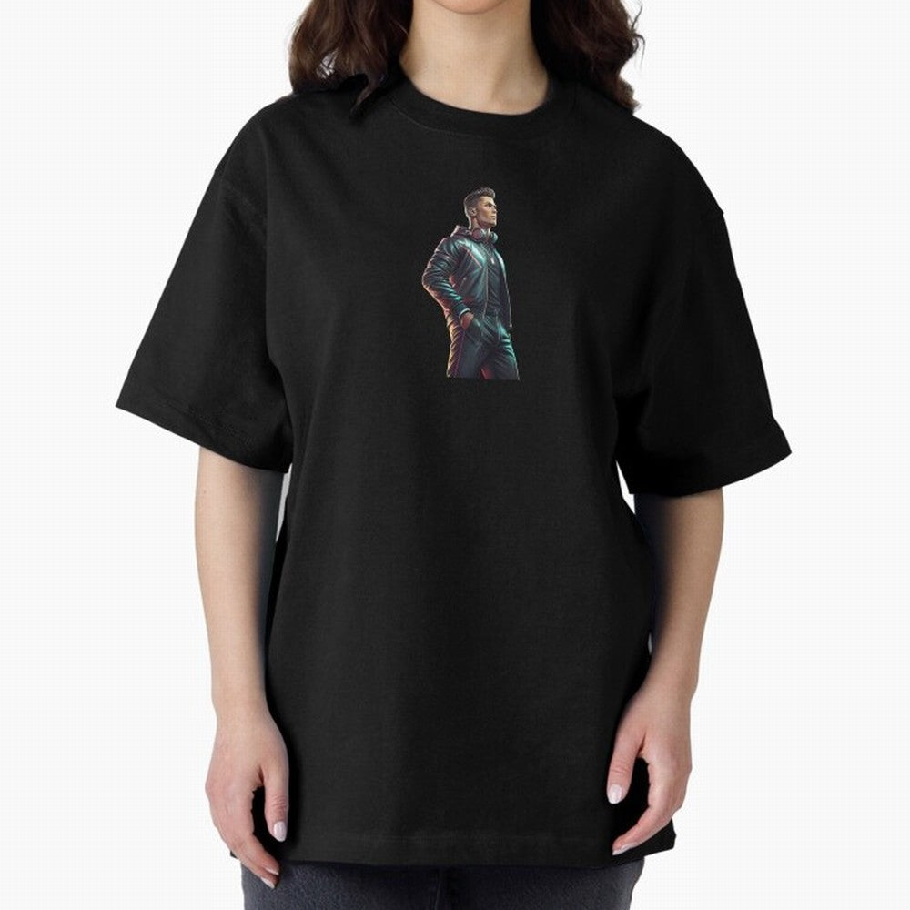 Cristiano Ronaldo Dj Oversized T-Shirt Honor Football Greatness during FIFA World Cup 2026 USA Canada Mexico Built around Mbappe, France Energy, Stadium Memories, Football Loyalty, International Chants and Championship Tradition; Ideal for