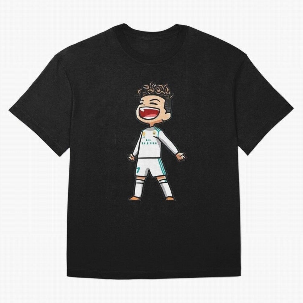 RONALDO Oversized T-Shirt Experience Global Football Passion for FIFA World Cup 2026 USA Canada Mexico, Filled with CR7 and Messi, Germany, Football Festival Excitement, Trophy Ambitions, Country Rivalries and Star Player Buzz; Great for Supporters