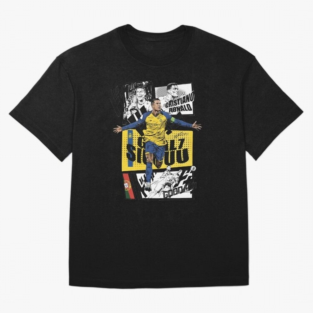 Cristiano Ronaldo CR7 Scorer Oversized T-Shirt Honor the Football Icons of FIFA World Cup 2026 Group Stage for Fans of Messi, Neymar and Mbappe and Germany, Bringing Fan Favorite Moments, National Team Passion, Big Match Drama and Soccer History;
