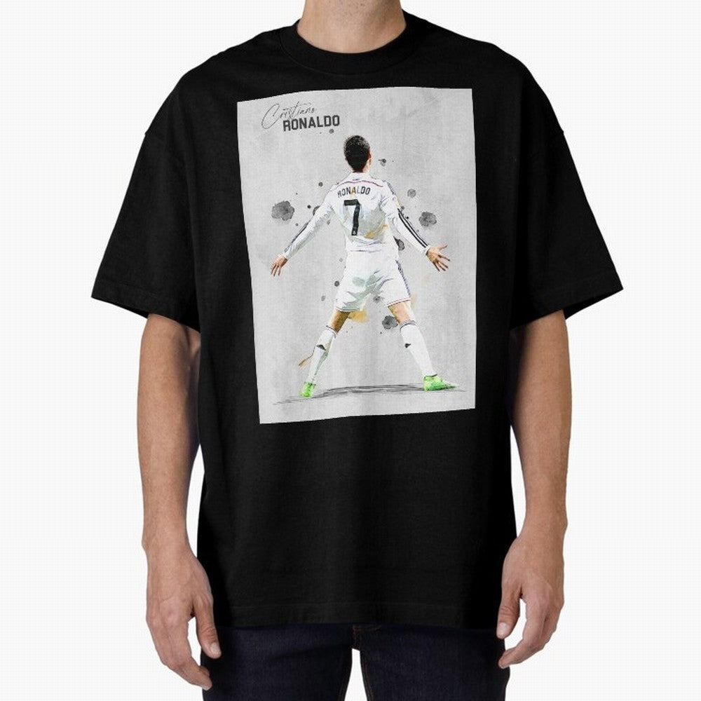 RM Legend Player Ronaldo Oversized T-Shirt Spotlight FIFA World Cup 2026 Group Stage with Haaland, Netherlands Energy, Retro Football Energy, Iconic Rivalries, Trophy Chase Drama and Stadium Atmosphere; Built for Supporters Chasing Trophy Dreams,