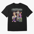 Cristiano Ronaldo Bootleg design Oversized T-Shirt Bring Champion Energy into FIFA World Cup 2026 USA Canada Mexico Spirit, Featuring Argentina, CR7, Football Festival Excitement, Trophy Ambitions, Country Rivalries and Star Player Buzz; Created