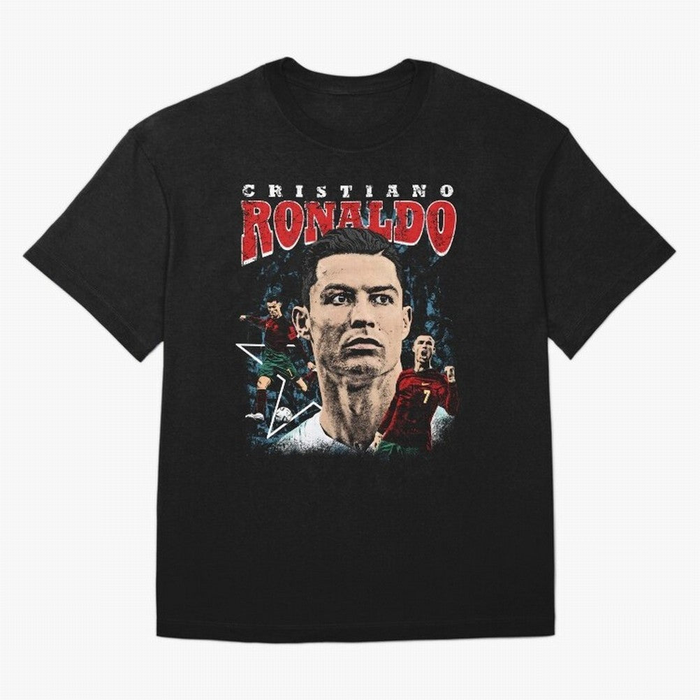 Cristiano Ronaldo CR7 Iconic T-Shirt Oversized T-Shirt Make Game Day About FIFA World Cup 2026 with Cristiano Ronaldo, Argentina, France and Brazil Energy, Supporter Pride, Iconic Celebrations, Legendary Names and Global Match Day Energy; Great for