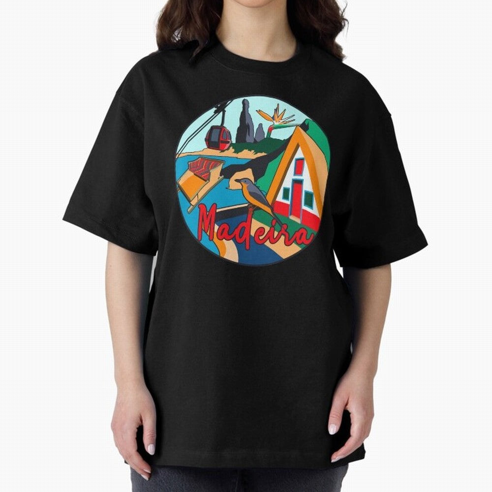Madeira Oversized T-Shirt Bring Stadium Energy to FIFA World Cup 2026 Group Stage Connected to Messi, CR7 and Mbappe, Argentina, France and Brazil Energy, Champion Mindset, Group Stage Buzz, Knockout Tension and Passionate Fan Culture; Great for