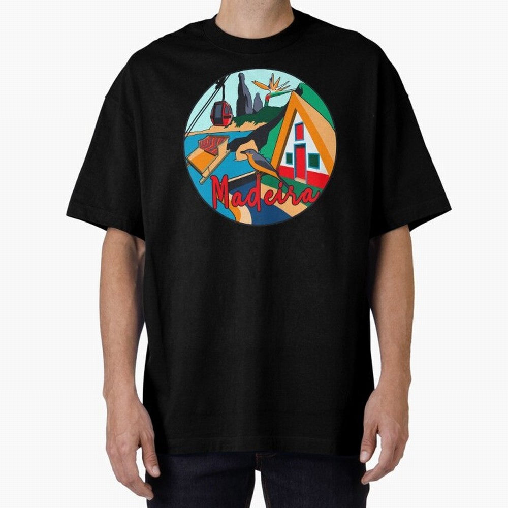 Madeira Oversized T-Shirt Bring Stadium Energy to FIFA World Cup 2026 Group Stage Connected to Messi, CR7 and Mbappe, Argentina, France and Brazil Energy, Champion Mindset, Group Stage Buzz, Knockout Tension and Passionate Fan Culture; Great for