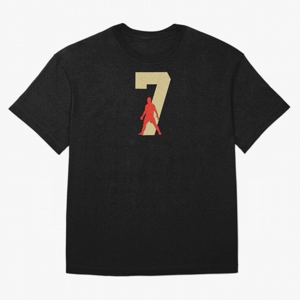 Ronaldo 7 Soccer Icon Oversized T-Shirt Celebrate Classic Football Spirit in FIFA World Cup 2026 USA Canada Mexico Celebrating Messi, Spain Energy, Tournament Hype, Historic Matchups, Family Viewing Parties and Global Sports Pride; Made for