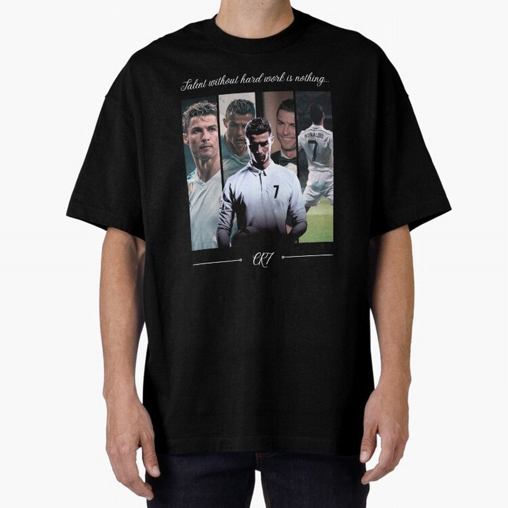 Ronaldo CR7 Oversized T-Shirt Join Supporters Worldwide for FIFA World Cup 2026 Spirit, Driven by Spain and Netherlands, Neymar, Haaland and Cristiano Ronaldo, Global Supporter Spirit, Legendary Goals, National Colors and Tournament Celebration;
