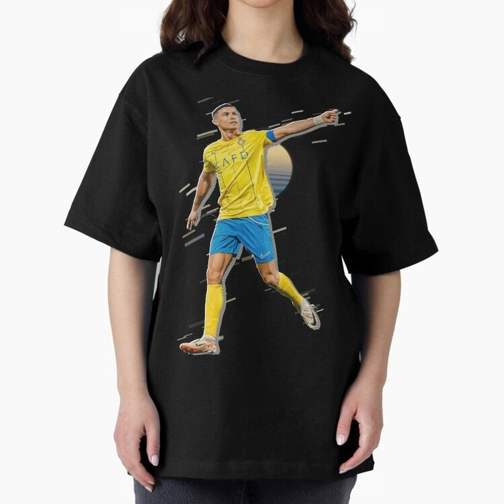 Ronaldo al nassr Oversized T-Shirt Relive the FIFA World Cup 2026 Group Stage Journey through Cristiano Ronaldo, Haaland and CR7 Highlights, France and Portugal Pride, Football Festival Excitement, Trophy Ambitions, Country Rivalries and Star