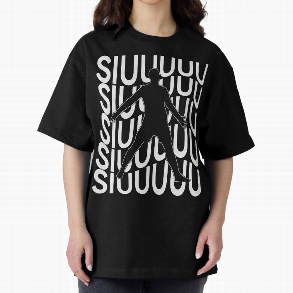 Siuuuuu Cute Soccer Present For Soccer Lovers Fan Kid's Boys Oversized T-Shirt Treasure Match Day Hype around FIFA World Cup 2026 Group Stage, CR7 and Messi, England, Championship Spirit, Famous Goals, Roaring Crowds and International Football