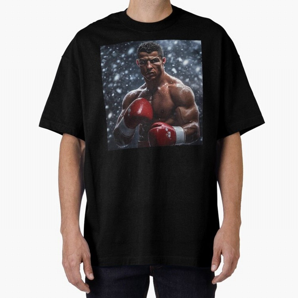 Cristiano Ronaldo: The Unexpected Boxer Oversized T-Shirt Celebrate Football Heritage in FIFA World Cup 2026 Group Stage Spirit, Filled with Brazil, Haaland and Mbappe, Match Day Excitement, Supporter Culture, Golden Goals and Global Football