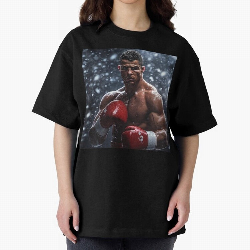 Cristiano Ronaldo: The Unexpected Boxer Oversized T-Shirt Celebrate Football Heritage in FIFA World Cup 2026 Group Stage Spirit, Filled with Brazil, Haaland and Mbappe, Match Day Excitement, Supporter Culture, Golden Goals and Global Football