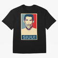 Ronaldo Siuu! - Hope Oversized T-Shirt Show Match Day Excitement for Match Day Hype around FIFA World Cup 2026 Group Stage, Haaland and Mbappe, France, Supporter Pride, Iconic Celebrations, Legendary Names and Global Match Day Energy; Made for Die