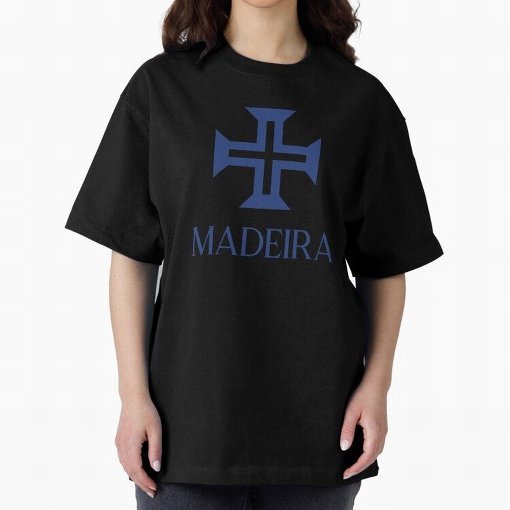Madeira blue Oversized T-Shirt Celebrate the Next Chapter of FIFA World Cup 2026 Group Stage Connected to Messi, CR7 and Mbappe, Spain and Netherlands Energy, Worldwide Fan Energy, Dramatic Goals, Stadium Lights and Championship Celebrations;