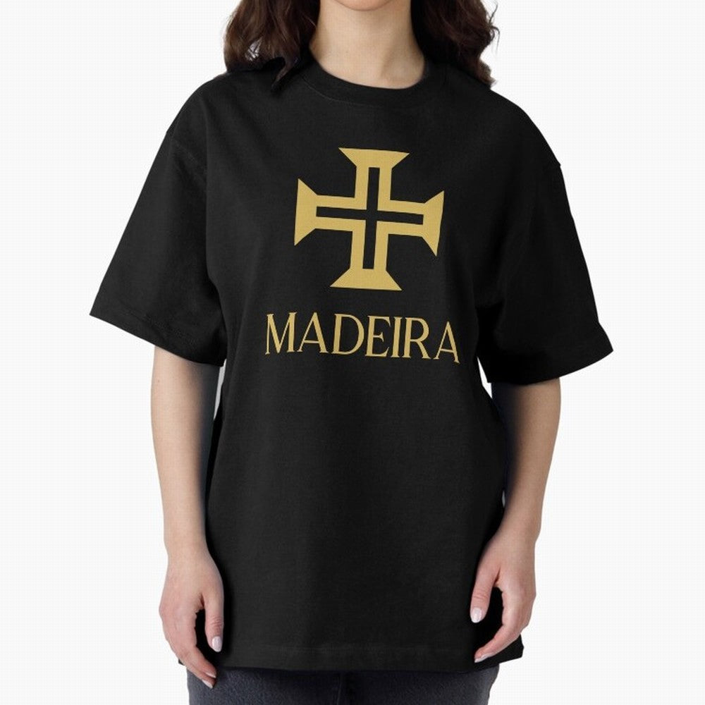 Madeira gold Oversized T-Shirt Feel the Trophy Chase of the FIFA World Cup 2026 Journey through Messi Highlights, Brazil Pride, Football Festival Excitement, Trophy Ambitions, Country Rivalries and Star Player Buzz; Ideal for Passionate Fans Who