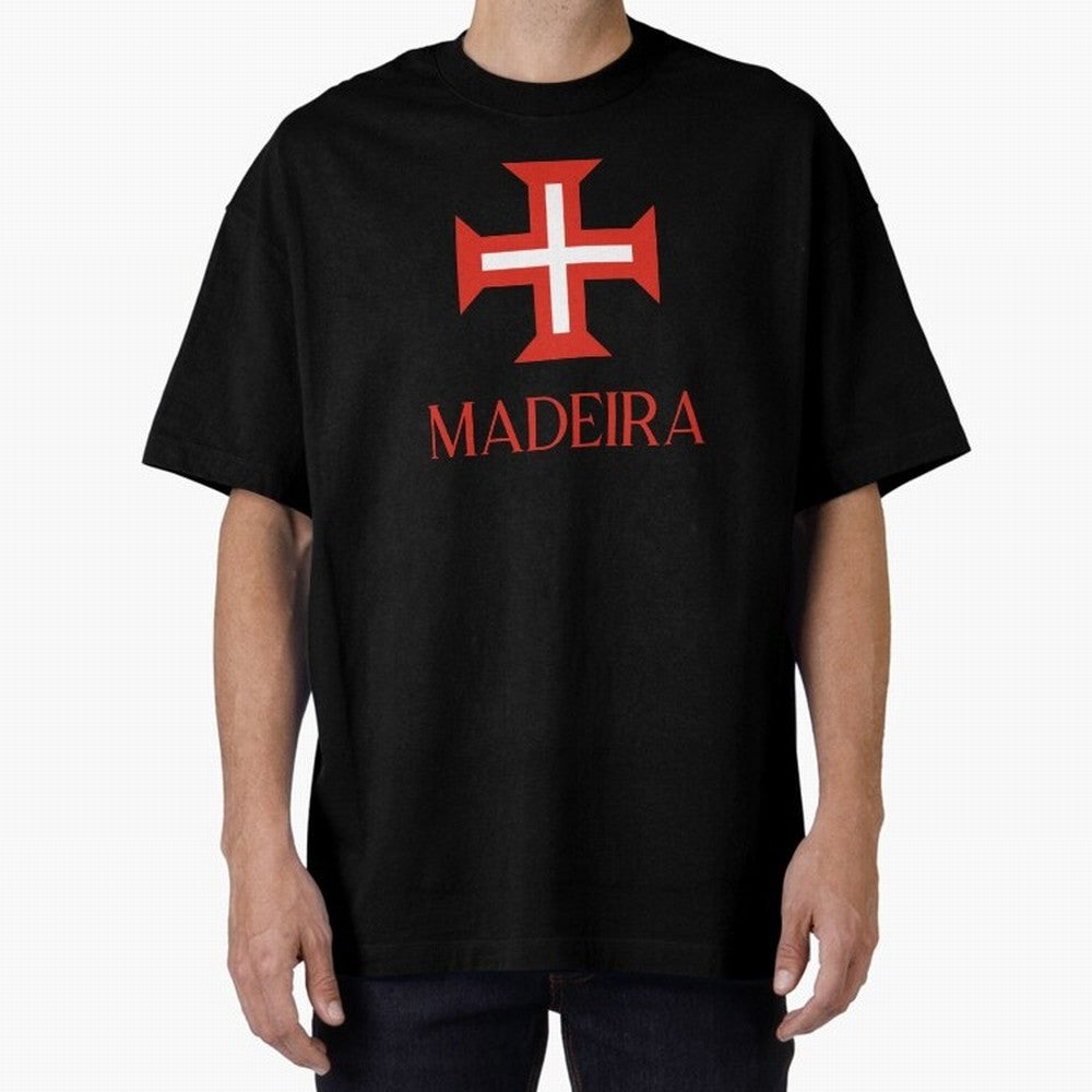 Madeira red Oversized T-Shirt Feel the Trophy Chase of the FIFA World Cup 2026 USA Canada Mexico Journey through Mbappe and Neymar Highlights, France Pride, Football Festival Excitement, Trophy Ambitions, Country Rivalries and Star Player Buzz;