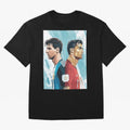 Lionel Messi and Cristiano Ronaldo Oversized T-Shirt Bring Home the FIFA World Cup 2026 Group Stage Journey through Cristiano Ronaldo, Haaland and CR7 Highlights, Argentina and Brazil Pride, Worldwide Fan Energy, Dramatic Goals, Stadium Lights and