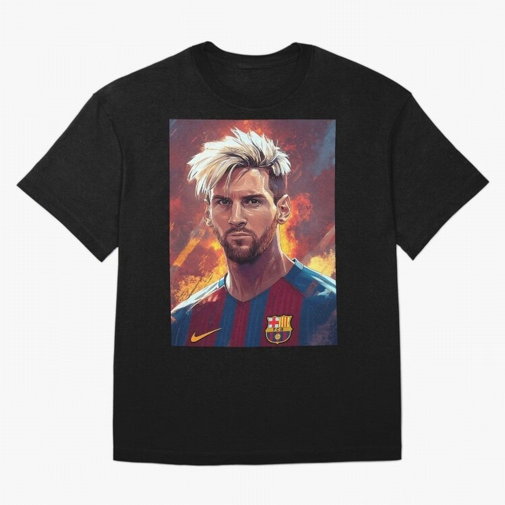 Lionel Messi Oversized T-Shirt Mark FIFA World Cup 2026 Group Stage Driven by Neymar, Haaland and Cristiano Ronaldo, Portugal Energy, Champion Mindset, Group Stage Buzz, Knockout Tension and Passionate Fan Culture; Created for Match Day Parties,