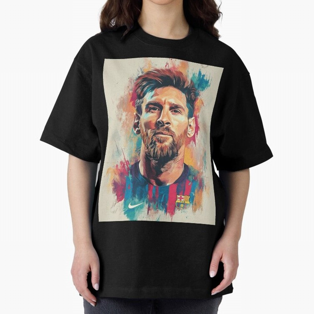 Lionel Messi Oversized T-Shirt Celebrate the Next Chapter of FIFA World Cup 2026 USA Canada Mexico for Fans of Cristiano Ronaldo and England, France and Netherlands, Bringing Champion Mindset, Group Stage Buzz, Knockout Tension and Passionate Fan