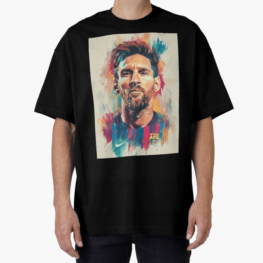 Lionel Messi Oversized T-Shirt Celebrate the Next Chapter of FIFA World Cup 2026 USA Canada Mexico for Fans of Cristiano Ronaldo and England, France and Netherlands, Bringing Champion Mindset, Group Stage Buzz, Knockout Tension and Passionate Fan
