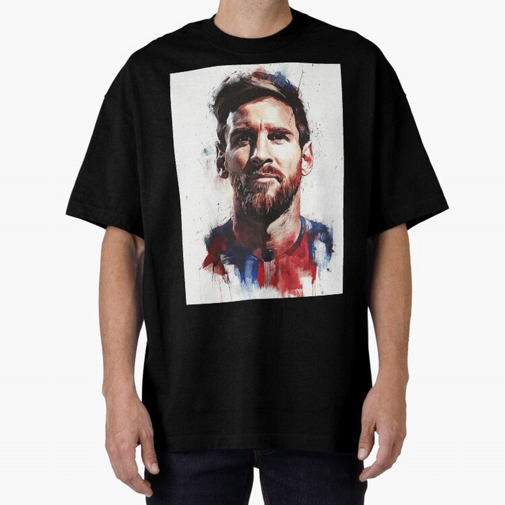 Lionel Messi Oversized T-Shirt Back Your Heroes with FIFA World Cup 2026 USA Canada Mexico for Fans of Neymar and France, Bringing Tournament Hype, Historic Matchups, Family Viewing Parties and Global Sports Pride; Great for Watch Parties, Sports