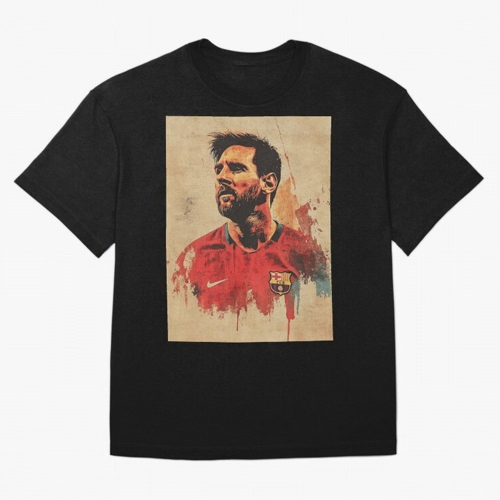 Lionel Messi Oversized T-Shirt Capture Stadium Memories from FIFA World Cup 2026 for Fans of Haaland and Mbappe and England, France and Netherlands, Bringing Tournament Hype, Historic Matchups, Family Viewing Parties and Global Sports Pride; Great