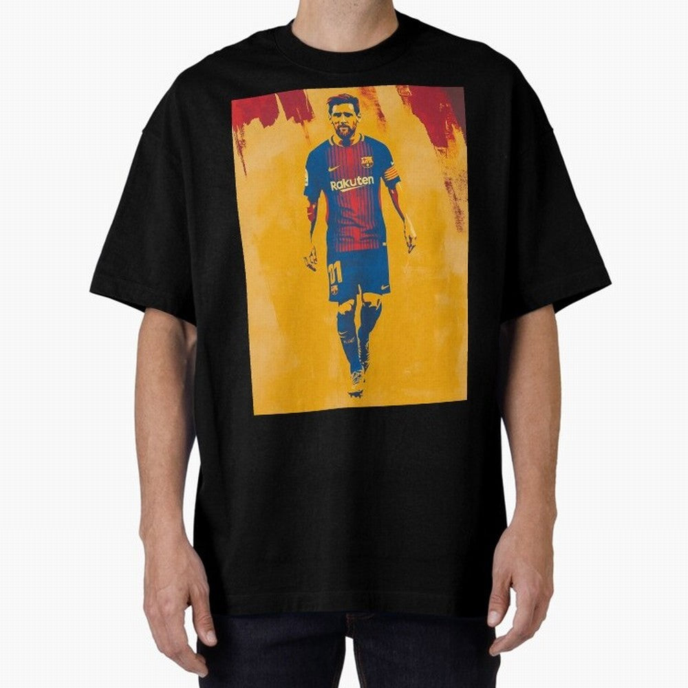 Lionel Messi Oversized T-Shirt Show Championship Spirit for Match Day Hype around FIFA World Cup 2026 USA Canada Mexico, Messi, Neymar and Mbappe, England, Stadium Chants, National Pride, Trophy Dreams and Unforgettable Football Memories; Perfect