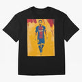 Lionel Messi Oversized T-Shirt Show Championship Spirit for Match Day Hype around FIFA World Cup 2026 USA Canada Mexico, Messi, Neymar and Mbappe, England, Stadium Chants, National Pride, Trophy Dreams and Unforgettable Football Memories; Perfect