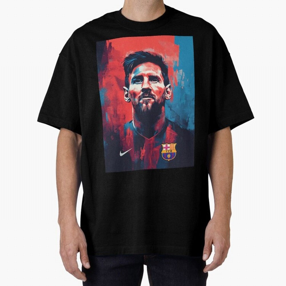 Lionel Messi Oversized T-Shirt Celebrate the Next Chapter of FIFA World Cup 2026 Group Stage Spirit, Connected to Netherlands, CR7 and Messi, Soccer Culture, Superstar Moments, National Team Dreams and Competitive Fire; Great for Watch Parties,