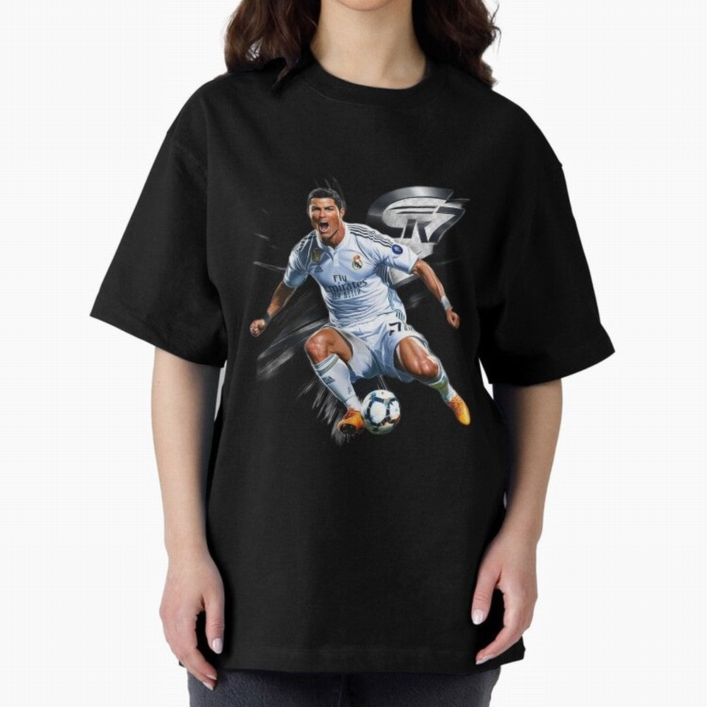 CR7 Ronaldo Legacy GOAT Soccer Fan T-Shirt ¨C Ultimate Football Icon Oversized T-Shirt Share the Excitement of Match Day Hype around FIFA World Cup 2026 USA Canada Mexico, Messi, Germany, Football Festival Excitement, Trophy Ambitions, Country