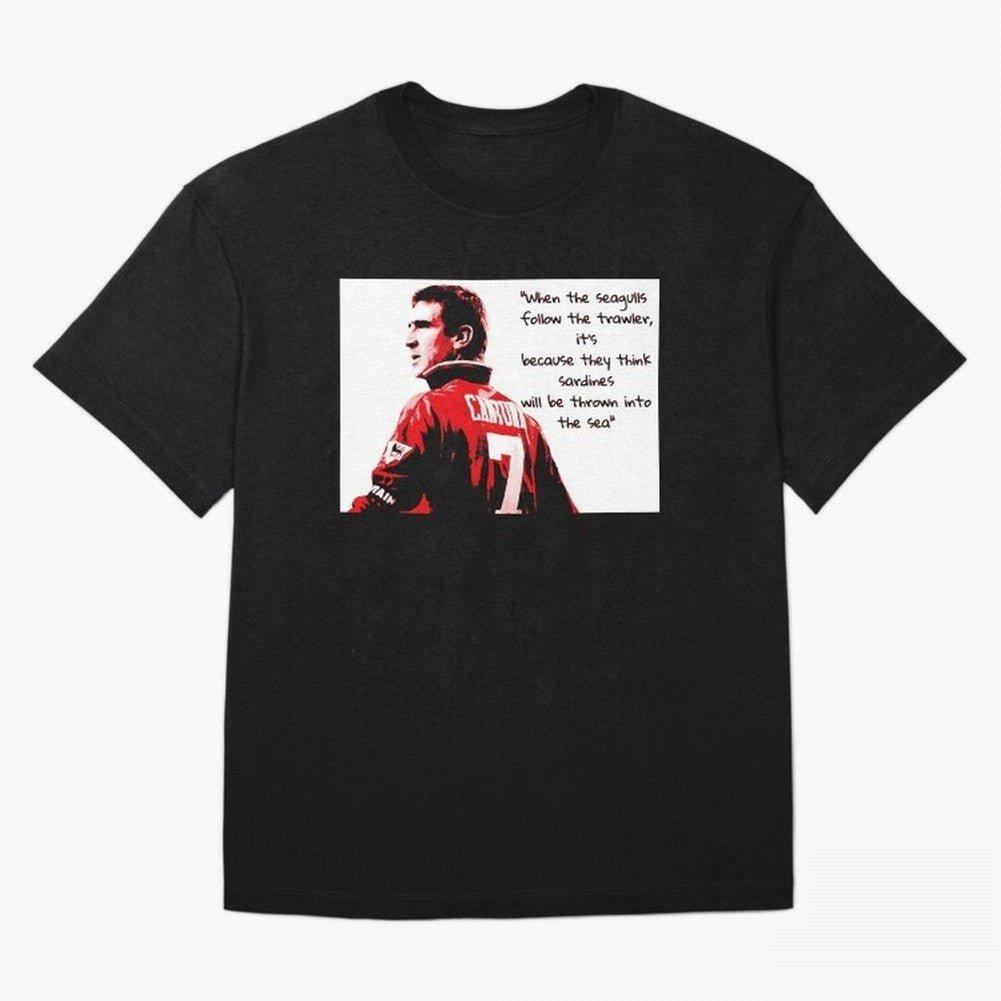 Eric Cantona - When the seagulls follow the trawler Oversized T-Shirt Celebrate the Stars of Global Football Passion for FIFA World Cup 2026, Filled with Neymar, Haaland and Cristiano Ronaldo, England and Germany, Champion Mindset, Group Stage