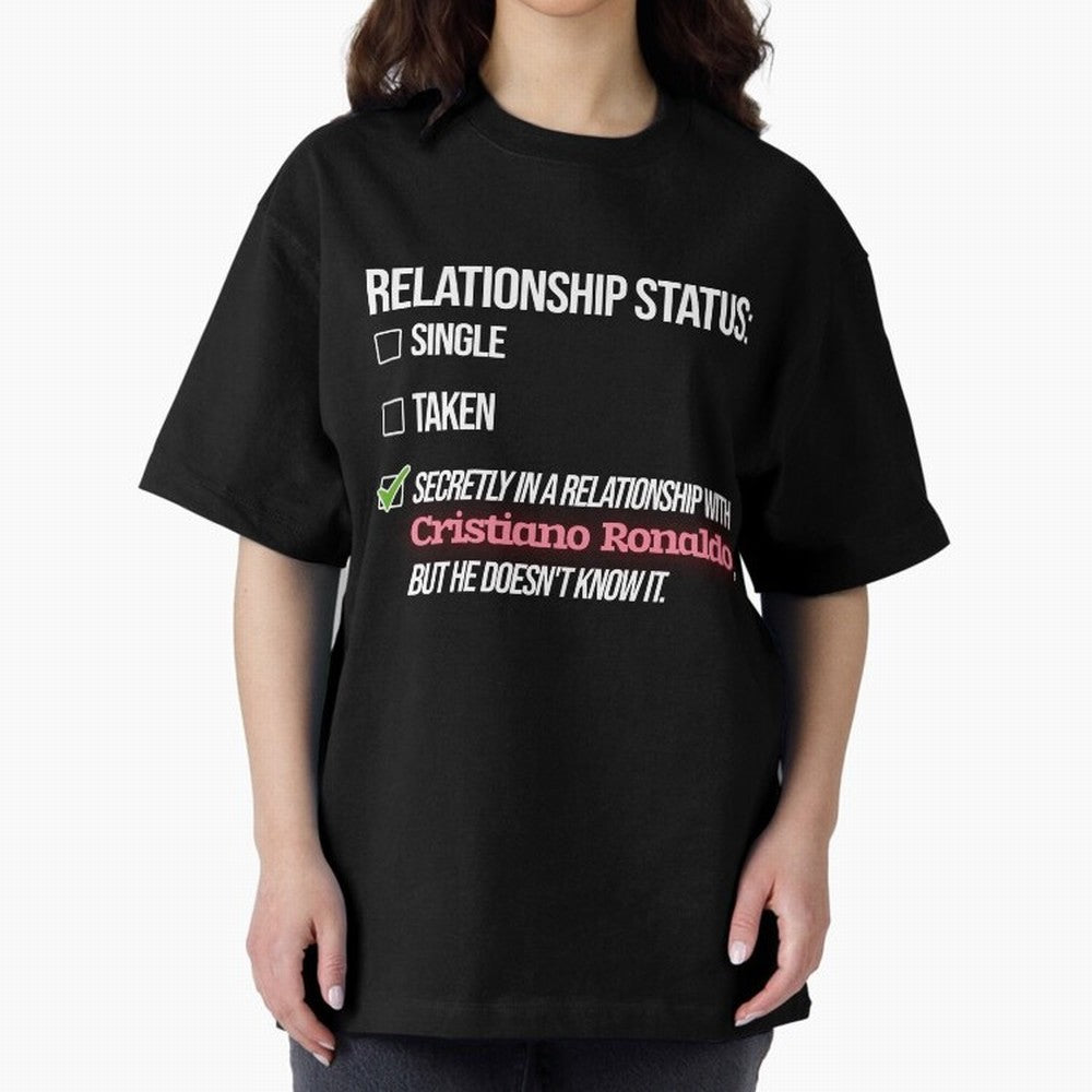 Relationship with Cristiano Ronaldo Oversized T-Shirt Share FIFA World Cup 2026 Group Stage Highlighting CR7, Argentina, France and Brazil Energy, Classic Soccer Heritage, Championship Pressure, Fan Loyalty and International Pride; Perfect for