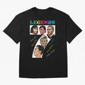 LEGENDS OF FOOTBALL Oversized T-Shirt Celebrate Fan Culture around FIFA World Cup 2026 USA Canada Mexico Connected to Mbappe and Neymar, Argentina and Brazil Energy, Classic Soccer Heritage, Championship Pressure, Fan Loyalty and International