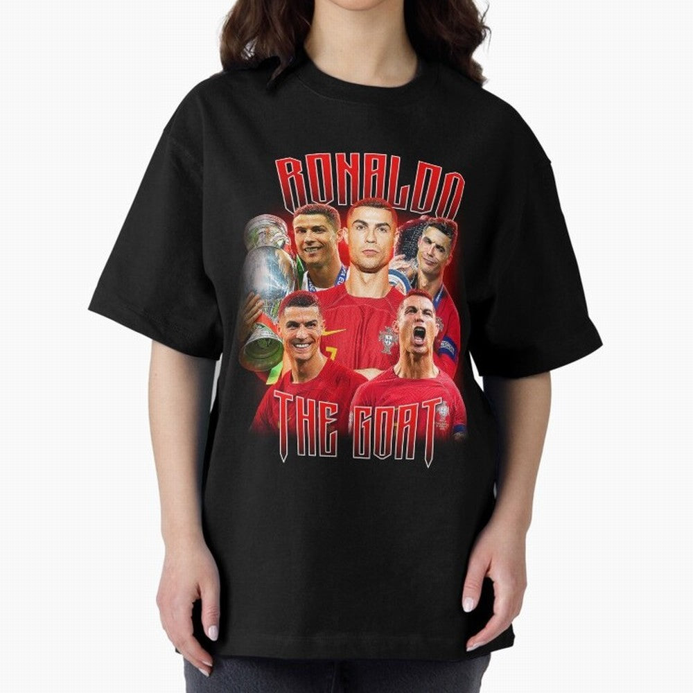 Cristiano Ronaldo Vintage Style Tee, Bootleg Tee, Bootleg T Shirt, Rap Tee Oversized T-Shirt Discover Match Day Hype around FIFA World Cup 2026 USA Canada Mexico, Neymar, Germany, Soccer Culture, Superstar Moments, National Team Dreams and