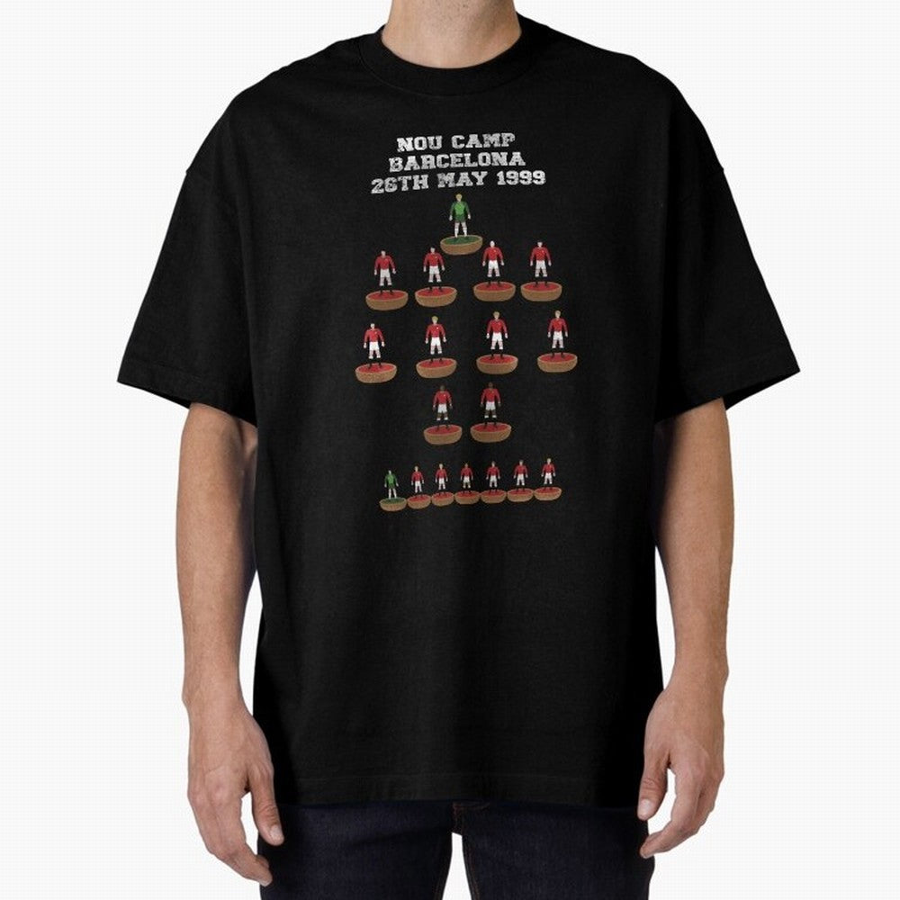 Manchester United Champions League 1999 Oversized T-Shirt Celebrate Global Football Passion for FIFA World Cup 2026 Group Stage, Built around Mbappe and Neymar, Germany, Game Day Rituals, Football Legends, Country Pride and the Road to the Final;
