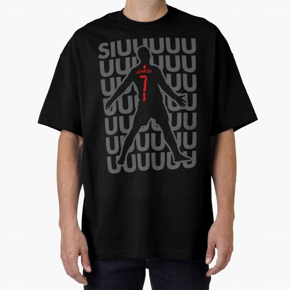 Siuuuuuu Cristiano Ronaldo Oversized T-Shirt Carry FIFA World Cup 2026 USA Canada Mexico for Fans of Messi and Spain, Bringing Stadium Memories, Football Loyalty, International Chants and Championship Tradition; Made for Collectors Who Enjoy Iconic