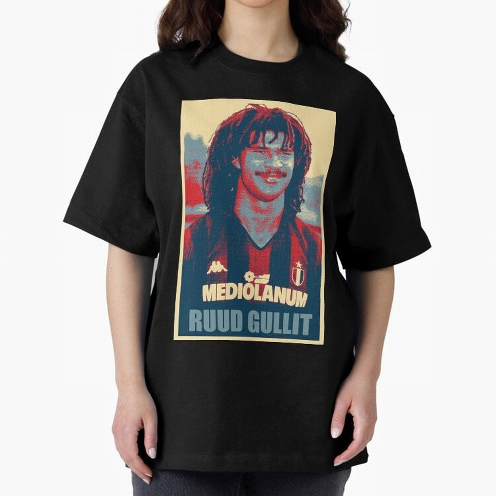 Ruud Gullit Oversized T-Shirt Elevate FIFA World Cup 2026 USA Canada Mexico Spirit, Centered on Argentina, France and Brazil, Haaland, Tournament Hype, Historic Matchups, Family Viewing Parties and Global Sports Pride; Created for Match Day