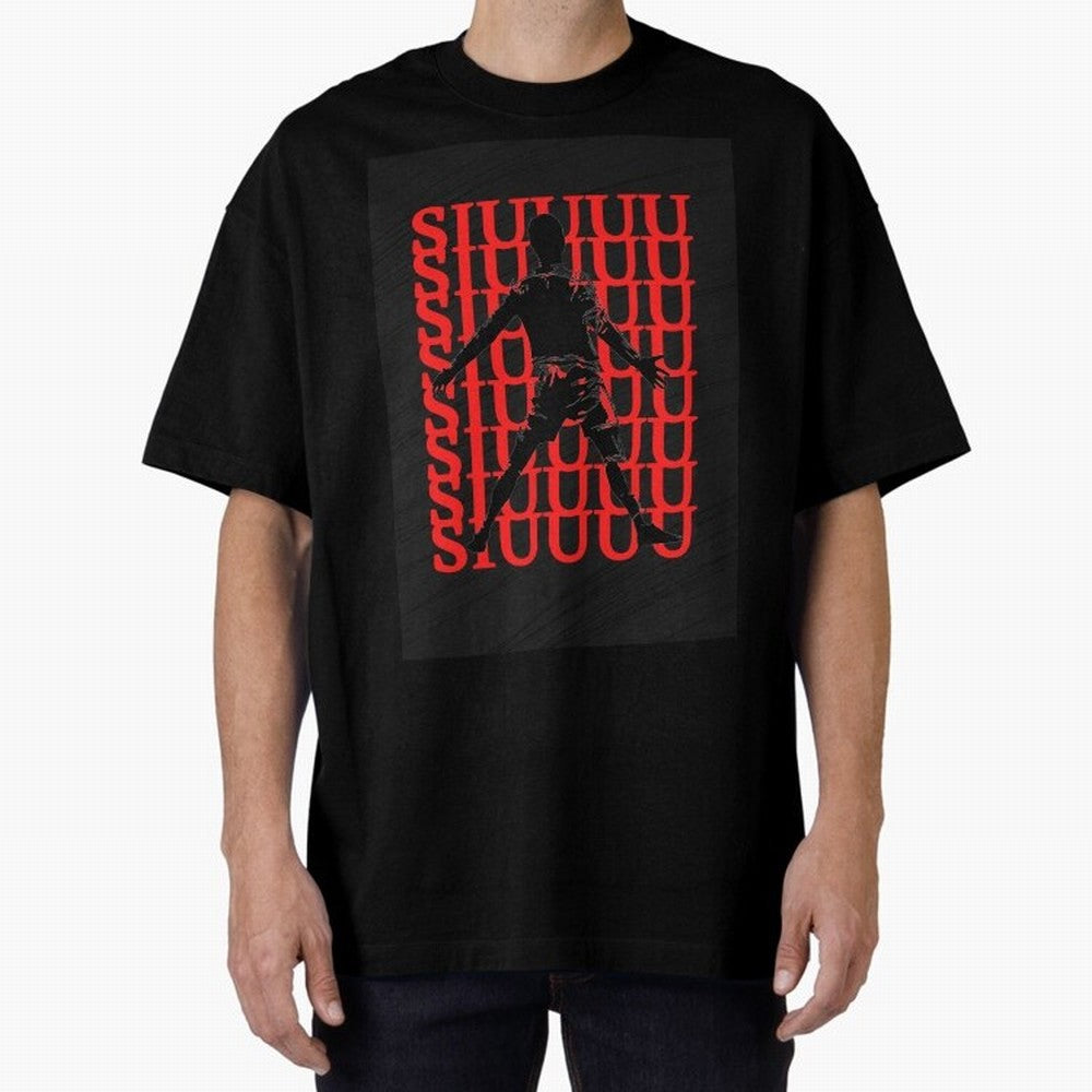 cristiano ronaldo siuuu Oversized T-Shirt Enjoy the Biggest Football Party of FIFA World Cup 2026 Group Stage Spirit, with Netherlands, CR7 and Messi, Tournament Hype, Historic Matchups, Family Viewing Parties and Global Sports Pride; Perfect for