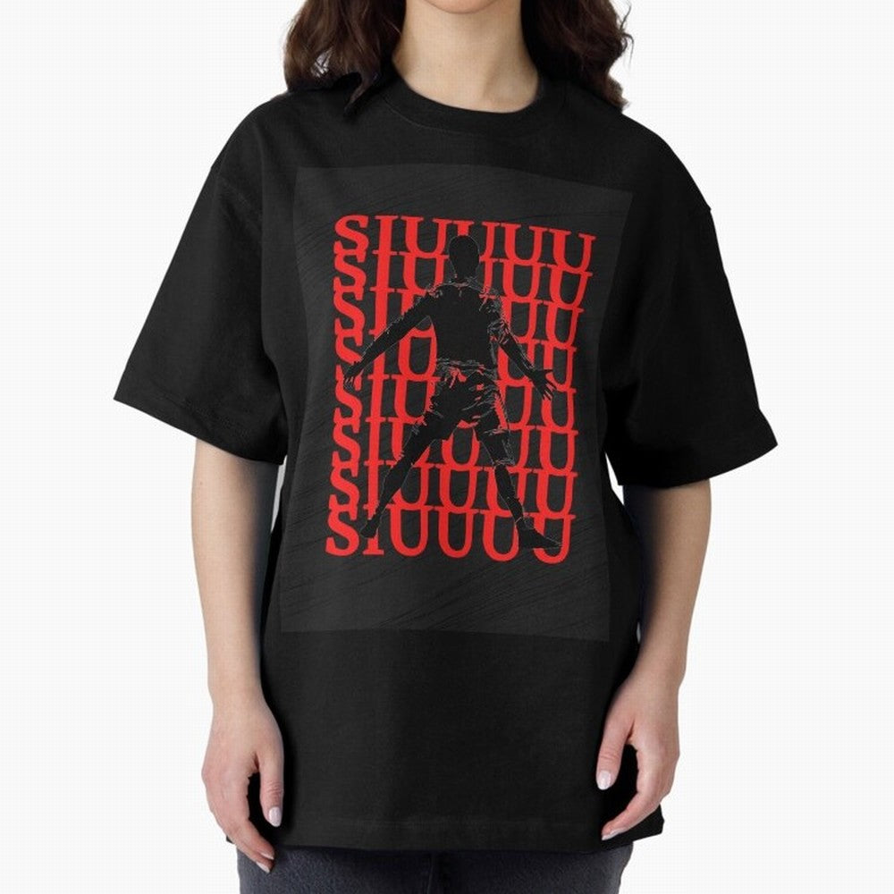 cristiano ronaldo siuuu Oversized T-Shirt Enjoy the Biggest Football Party of FIFA World Cup 2026 Group Stage Spirit, with Netherlands, CR7 and Messi, Tournament Hype, Historic Matchups, Family Viewing Parties and Global Sports Pride; Perfect for