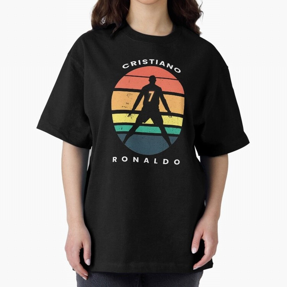 CRISTIANO RONALDO RETRO VINTAGE T-SHIRT Oversized T-Shirt Bring Legendary Rivalry Energy to FIFA World Cup 2026 Group Stage for Fans of Cristiano Ronaldo, Haaland and CR7 and Argentina, Bringing Football Festival Excitement, Trophy Ambitions,
