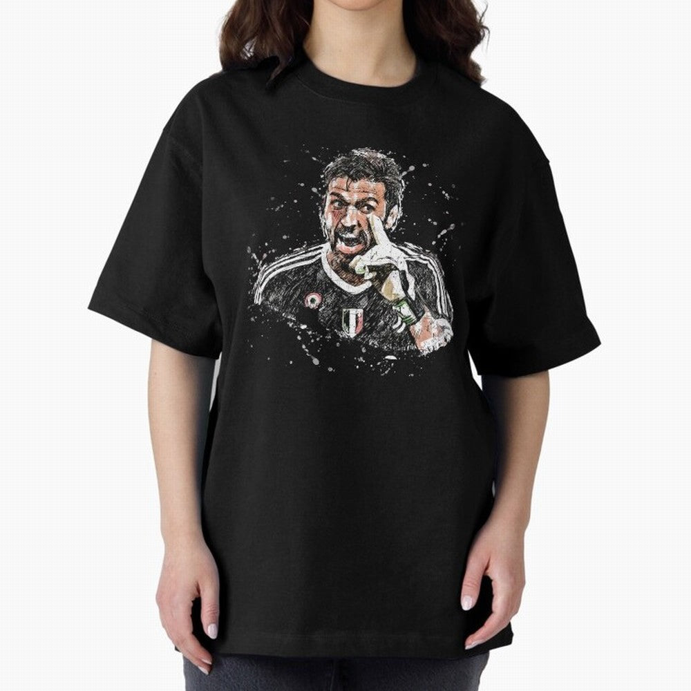 Buffon_Gianluigi Buffon Oversized T-Shirt Bring Trophy Dreams to FIFA World Cup 2026 Inspired by Messi, Netherlands Energy, Vintage Soccer Flavor, Modern Football Stars, National Flags and Final Night Emotion; Created for Match Day Parties, Soccer