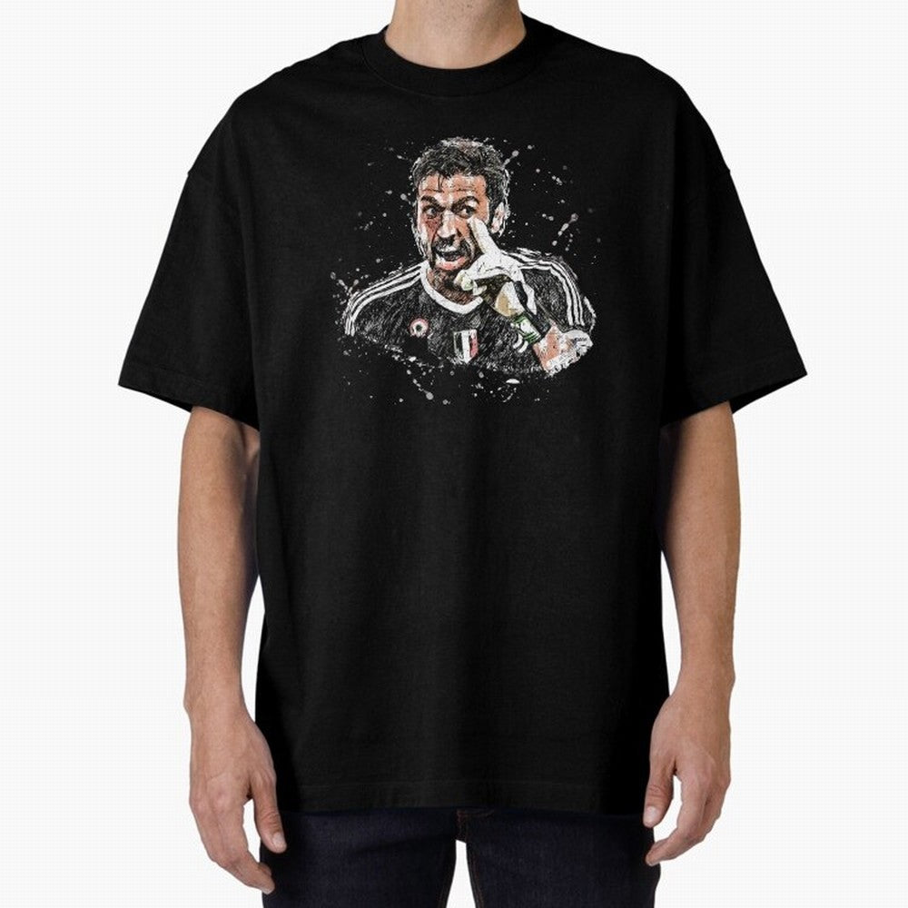Buffon_Gianluigi Buffon Oversized T-Shirt Bring Trophy Dreams to FIFA World Cup 2026 Inspired by Messi, Netherlands Energy, Vintage Soccer Flavor, Modern Football Stars, National Flags and Final Night Emotion; Created for Match Day Parties, Soccer