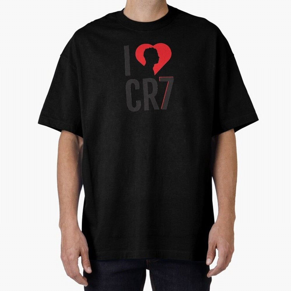 I Love Cristiano Ronaldo T-Shirt - I Show Championship Spirit for FIFA World Cup 2026 Group Stage Featuring CR7 and Messi, England and Germany Energy, Fan Favorite Moments, National Team Passion, Big Match Drama and Soccer History; Ideal for