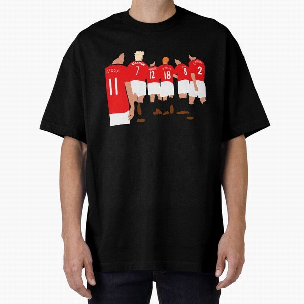 Class of 92 - Manchester United Legends Oversized T-Shirt Keep the Match Day Mood of the FIFA World Cup 2026 Journey through Mbappe Highlights, England Pride, Stadium Memories, Football Loyalty, International Chants and Championship Tradition; Made
